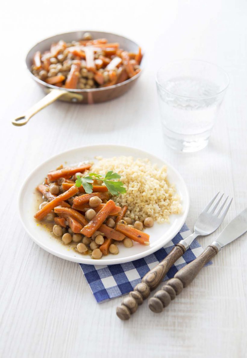 Poêlée de carottes et pois chiches aux épices les meilleures recettes